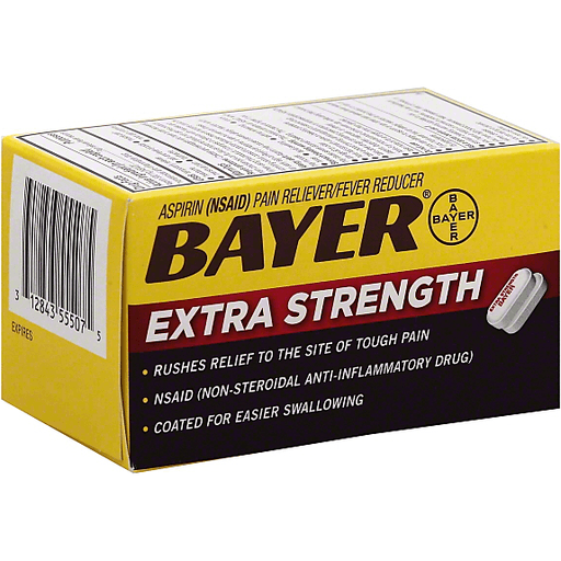 Bayer Extra Strength Aspirin -- 500 Mg - 100 Coated Tablets