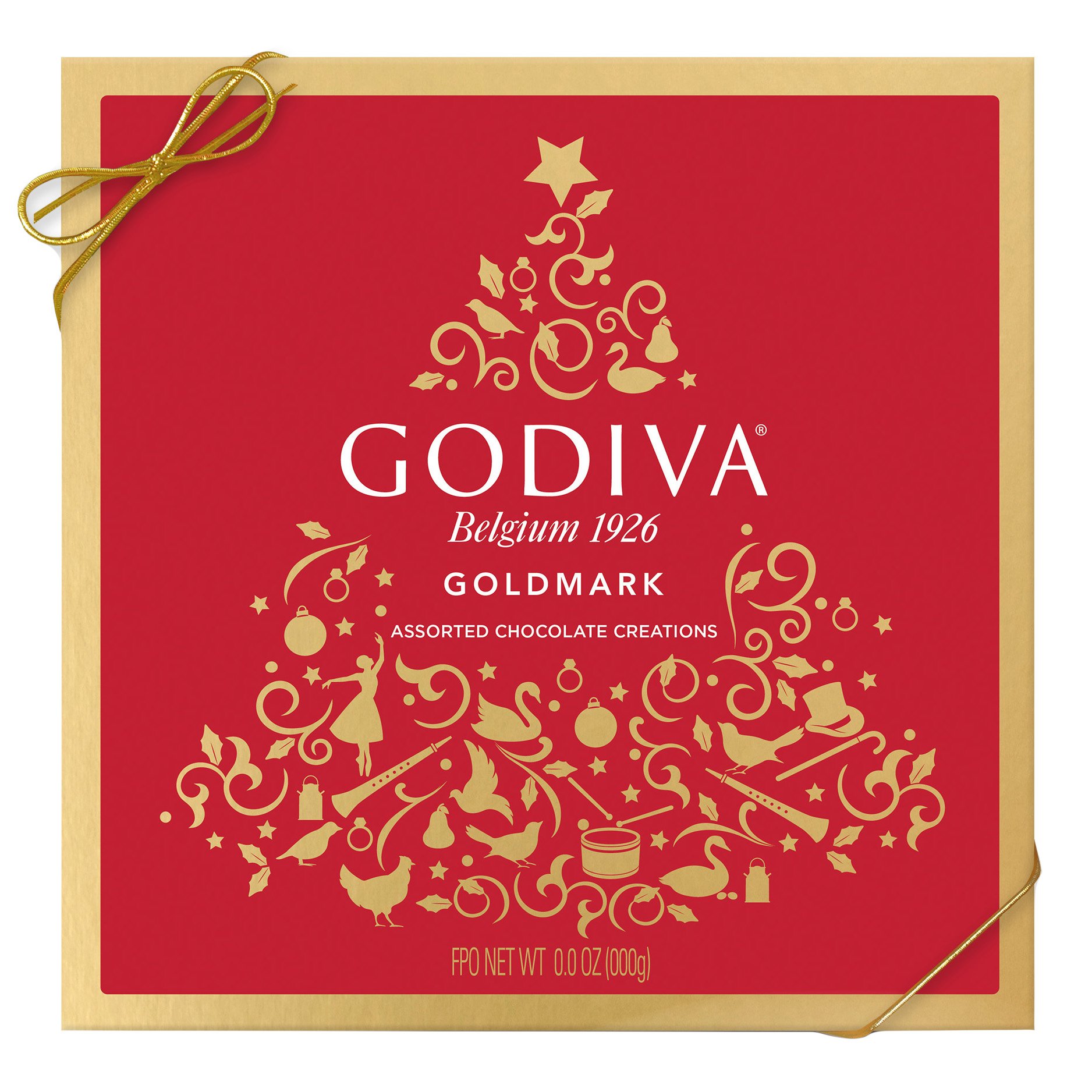 Godiva Goldmark Assorted Chocolate Creations Holiday Gift Box