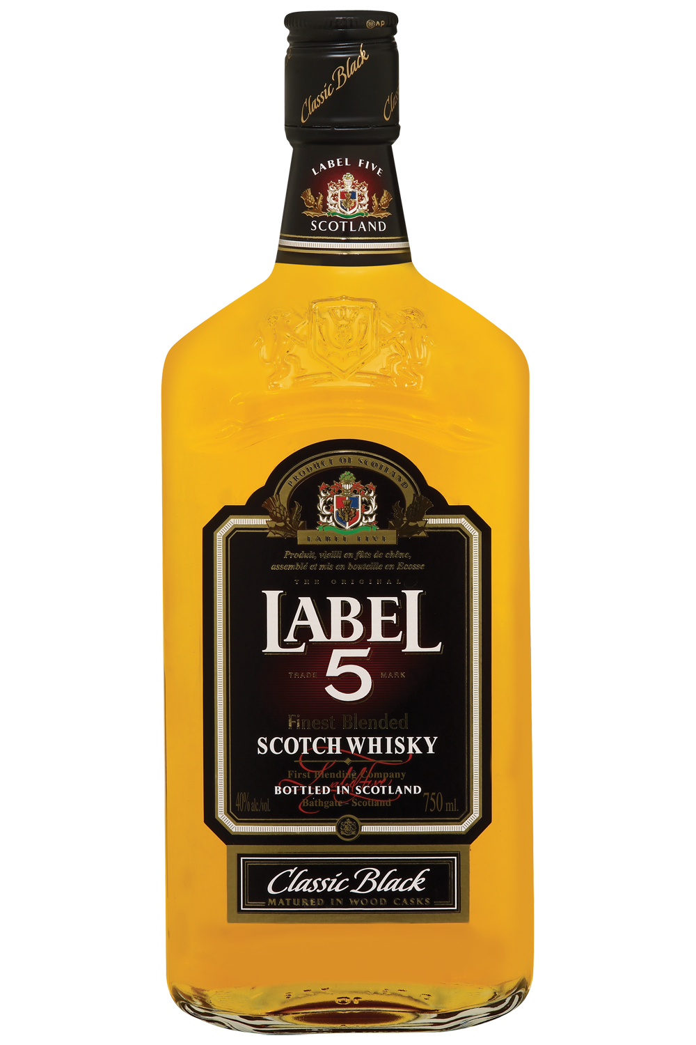 Label 5 Blended Scotch Whisky Classic Black