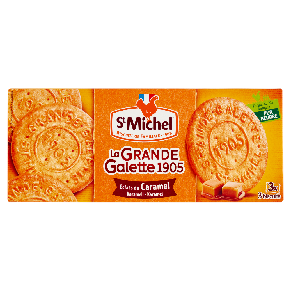 St Michel Butter Cookies Caramel 5oz