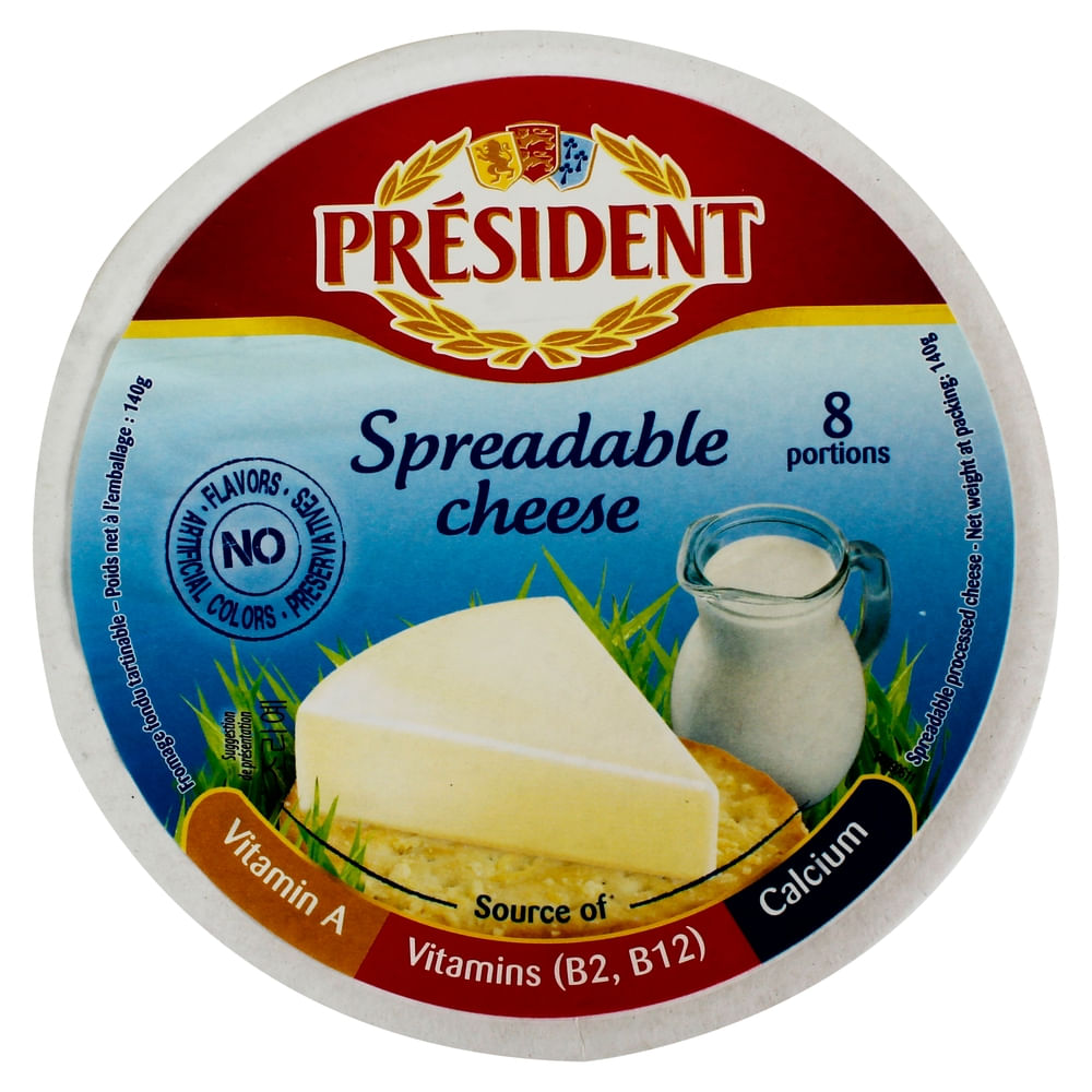 Président Queso President Natural 8 Porciones