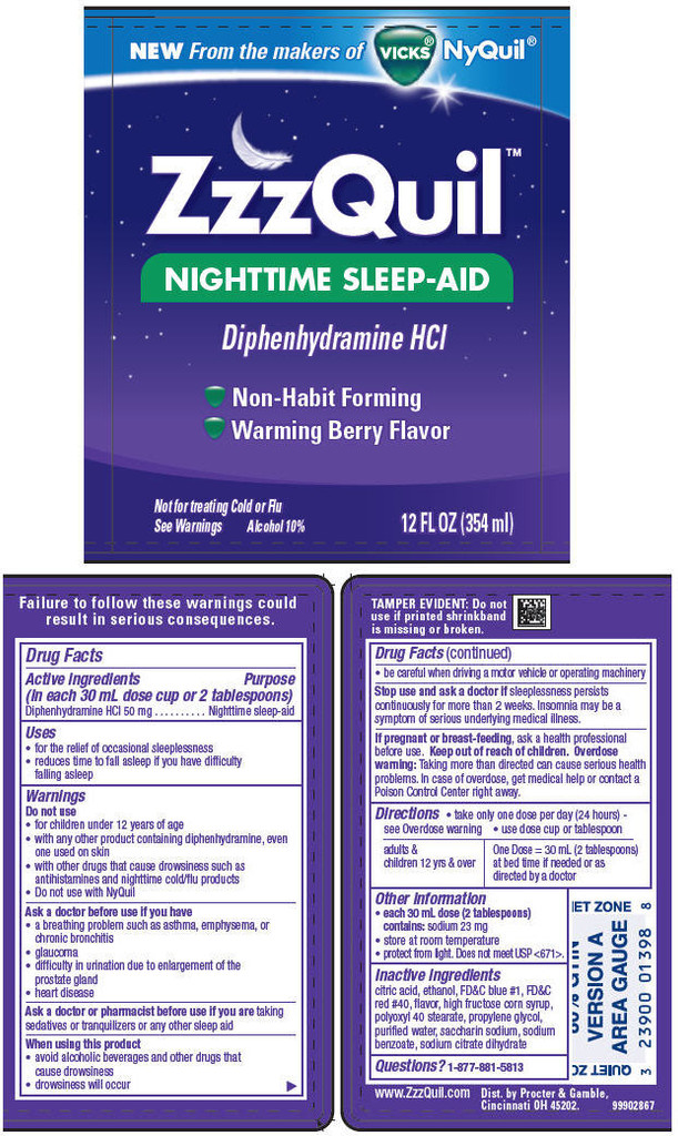 Vicks Zzzquil Nighttime Sleep Aid Liquicaps
