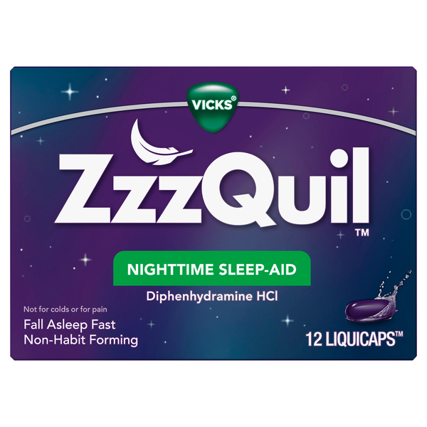 Vicks Nighttime Sleep Aid, Liqui Caps