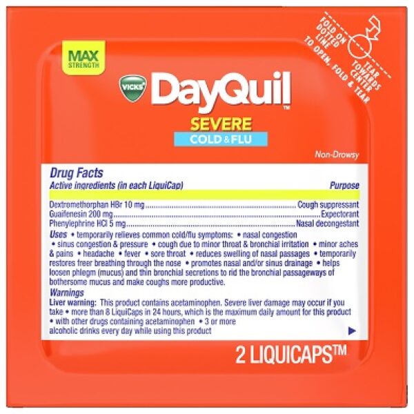 Viscks Dayquil Severe Cold & Flu