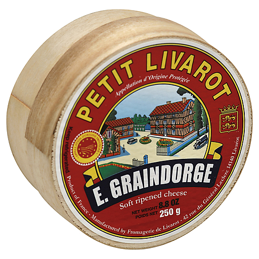 E Graindorge Cheese, Soft Ripened, Petit Livarot 8.8 Oz