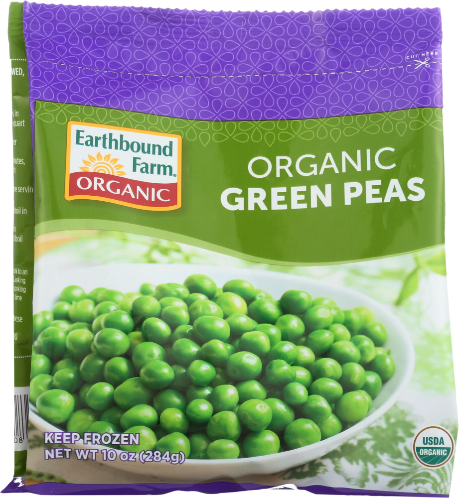 Earthbound Farm Green, Organic Peas - 10 Oz