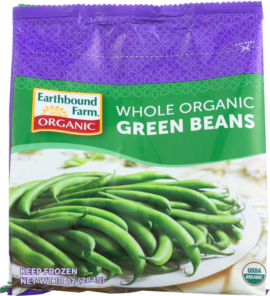 Earthbound Farm Frozen Organic Whole Green Beans, 10 Oz