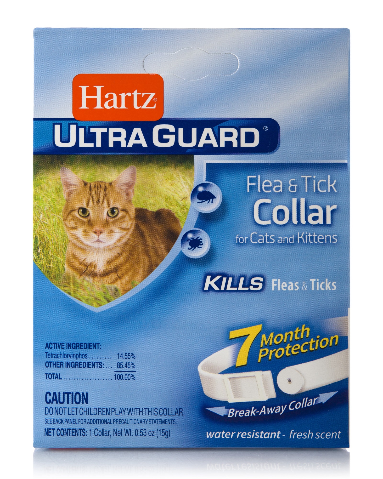Hartz Ultra Guard White Fresh Scent Flea & Tick Collar For Cats & Kittens