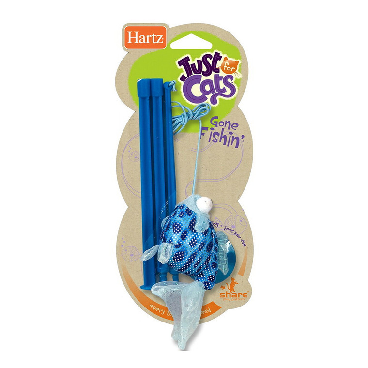 Hartz Just For Cats Assorted Gone Fishin Cat Toy 1