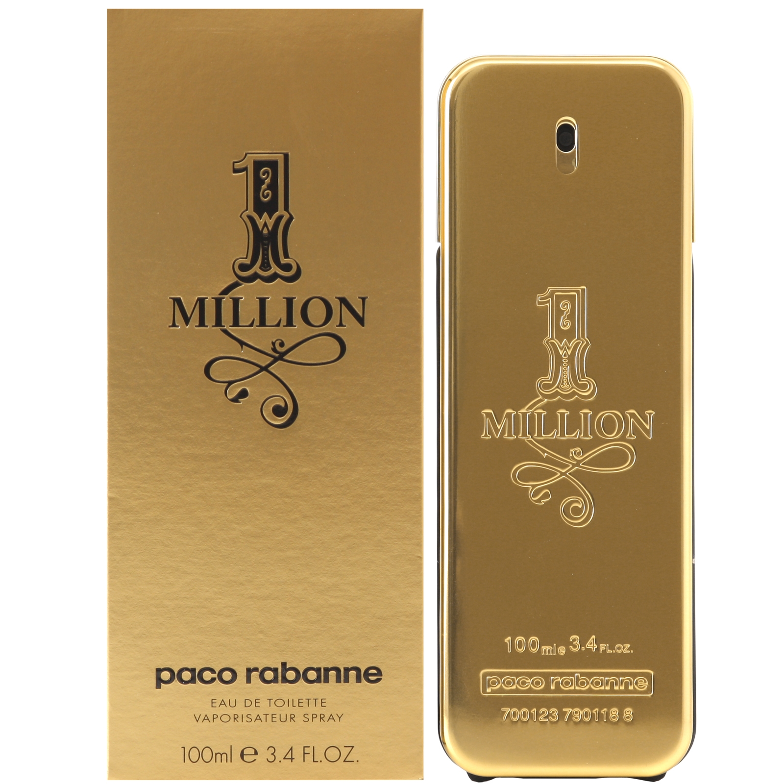 Paco Rabanne 1 Million Eau De Toilette Spray 100 Ml For Men 300MNZ210168