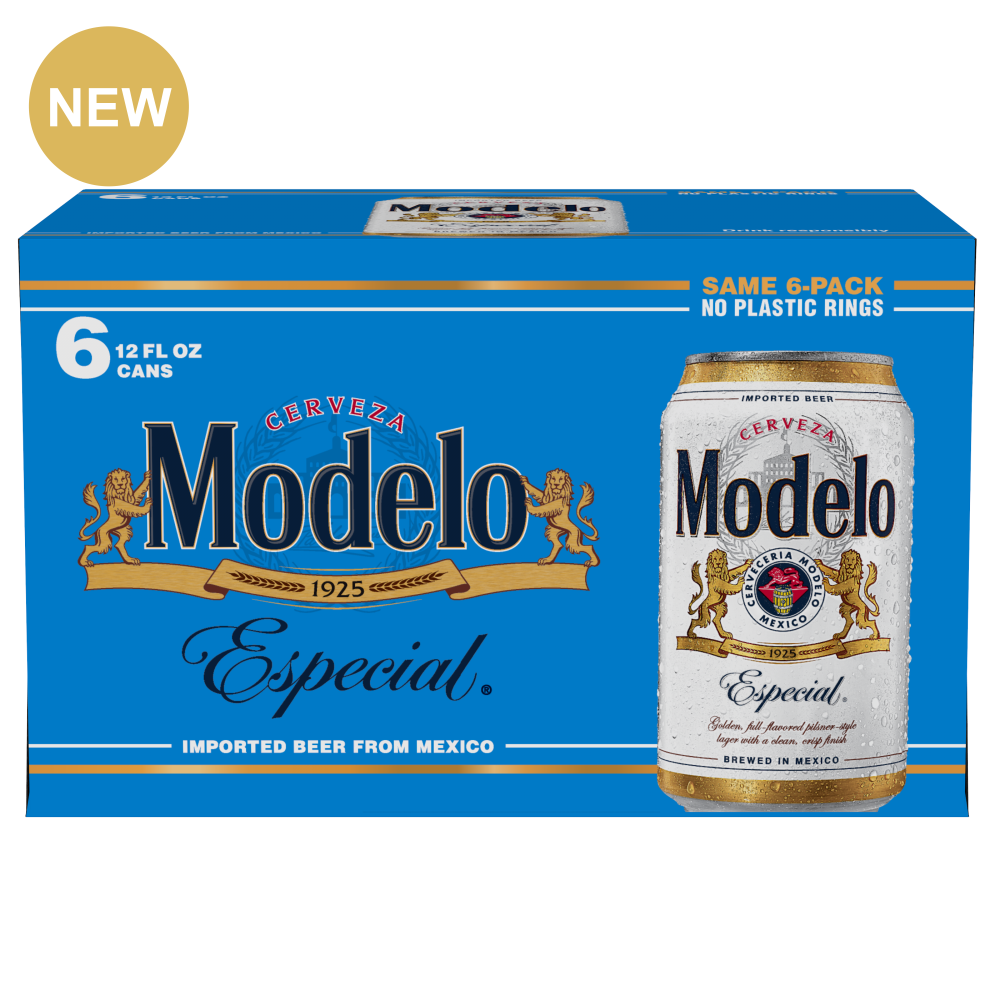 Modelo Especial Lager Mexican Beer, 6 Pk 12 Fl Oz Cans, 4.4% ABV