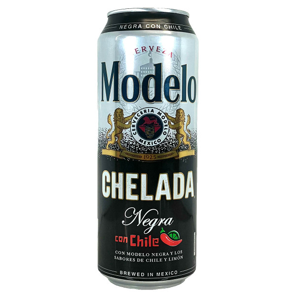 Grupo Modelo Chelada Negra Con Chile 24oz Can