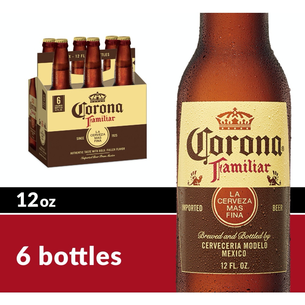 Corona Familiar Lager Beer - 6pk/12 Fl Oz Bottles