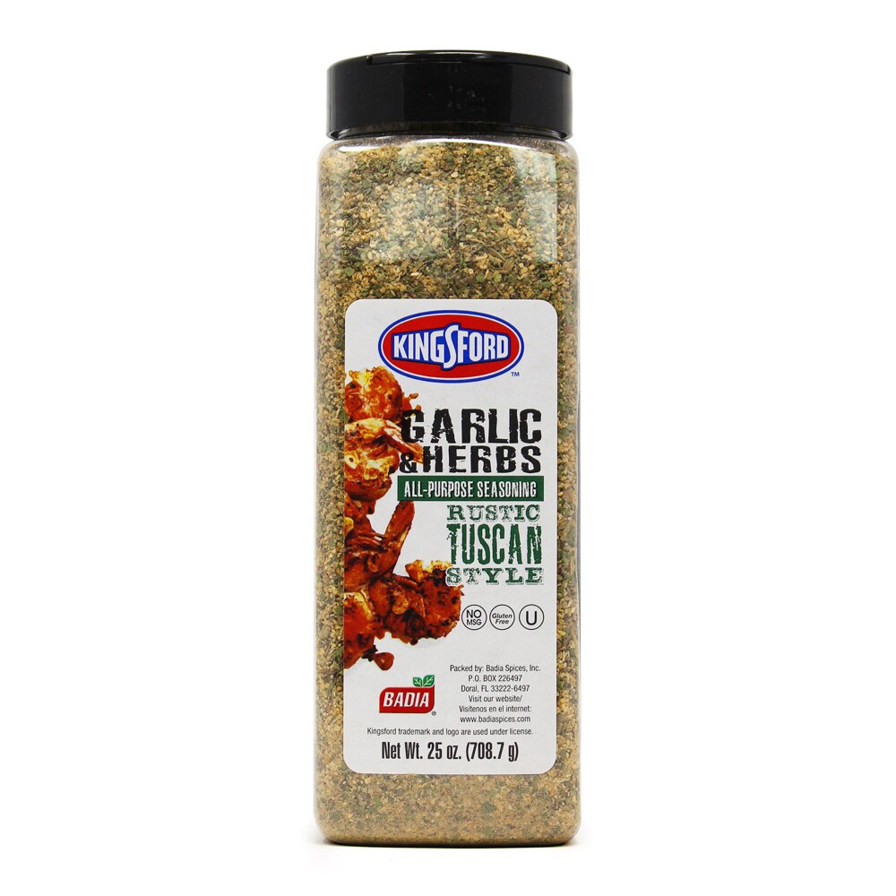 Badia Kingsford Garlic & Herbs All-Purpose Seasoning, 25 Oz