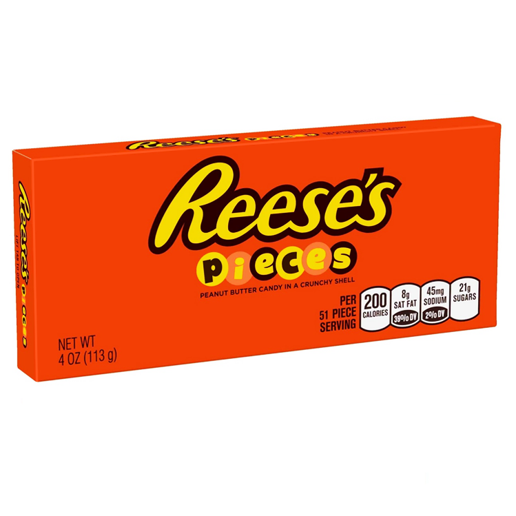 Reese's Pieces Peanut Butter Candy, Halloween, 4 Oz, Box