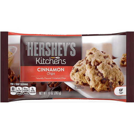 Hershey's Cinnamon Baking Chips, Gluten Free, 10 Oz, Bag
