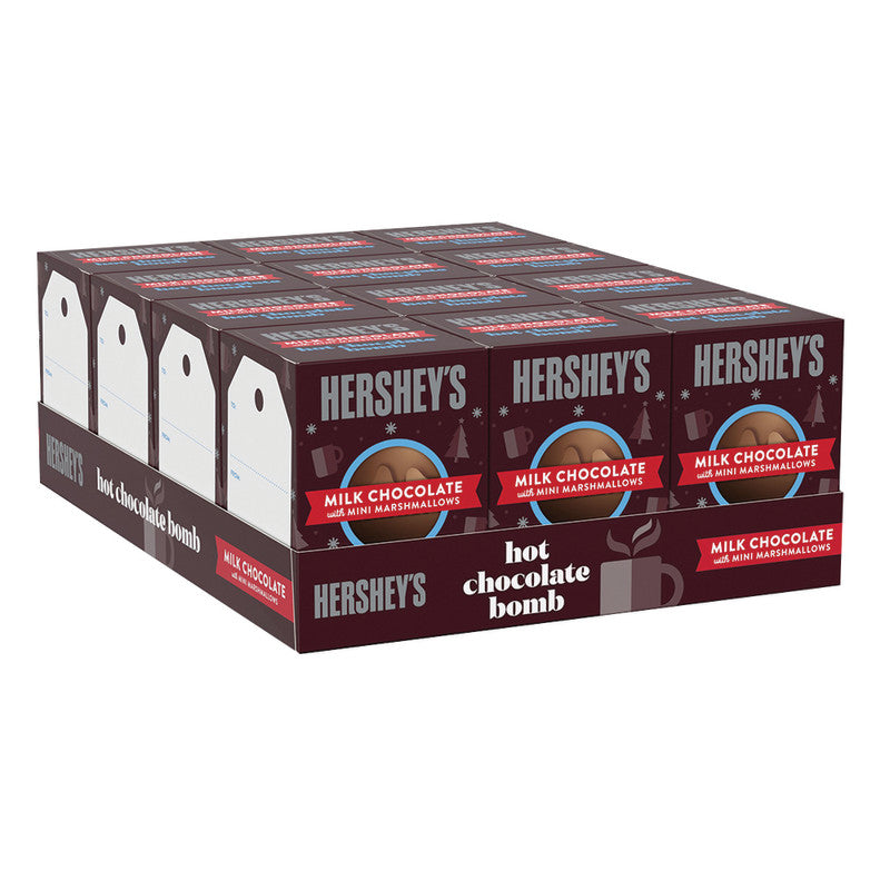 Hershey's Milk Chocolate, With Mini Marshmallows, Hot Chocolate Bomb 1.25 Oz