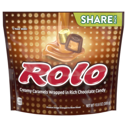 Rolo Candy, Individually Wrapped, Share Pack Chocolate Caramel