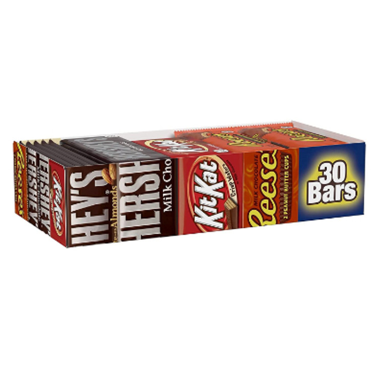Hershey's Full Size Chocolate Candy Bars Variety Pack, 45 Oz