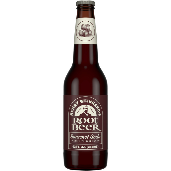 Henry Weinhard's Gourmet Soda, Root Beer 12 Fl Oz