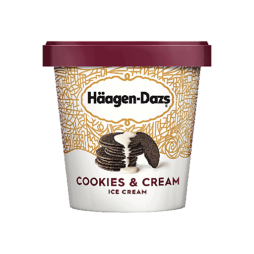 Häagen-Dazs H D Cookies N Cream 1 Pint