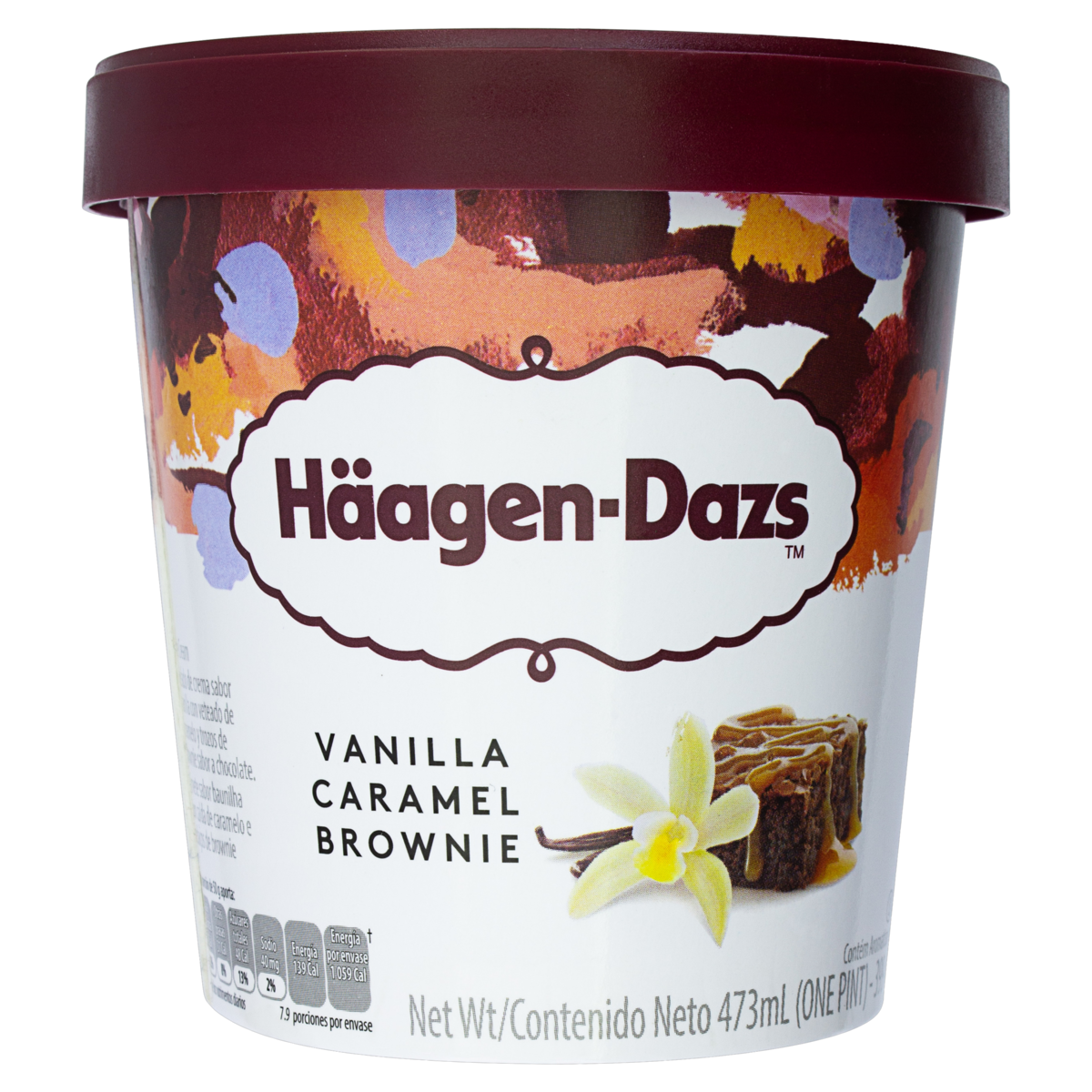 Häagen-Dazs Helado Vanilla Caramel Brownie 473 Ml