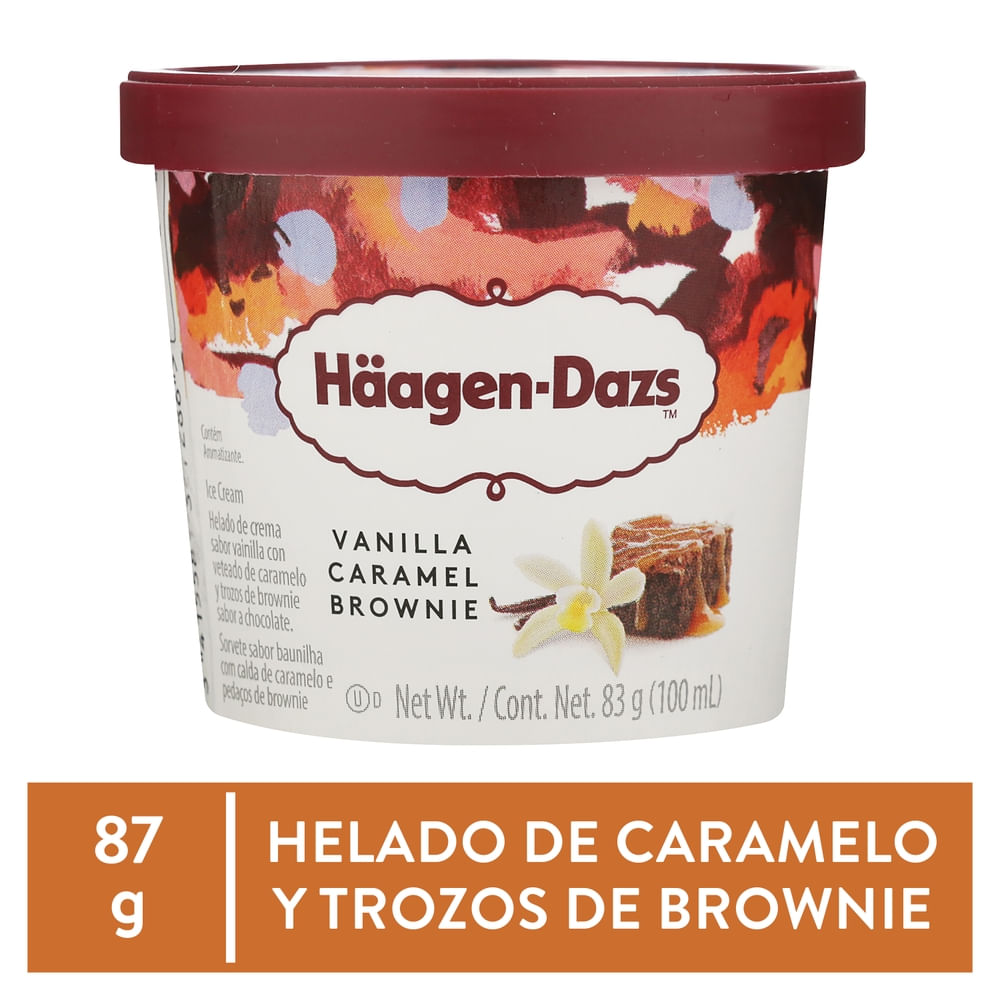 Haagen Dazs Mini Cup Vanilla Caramel Brownie