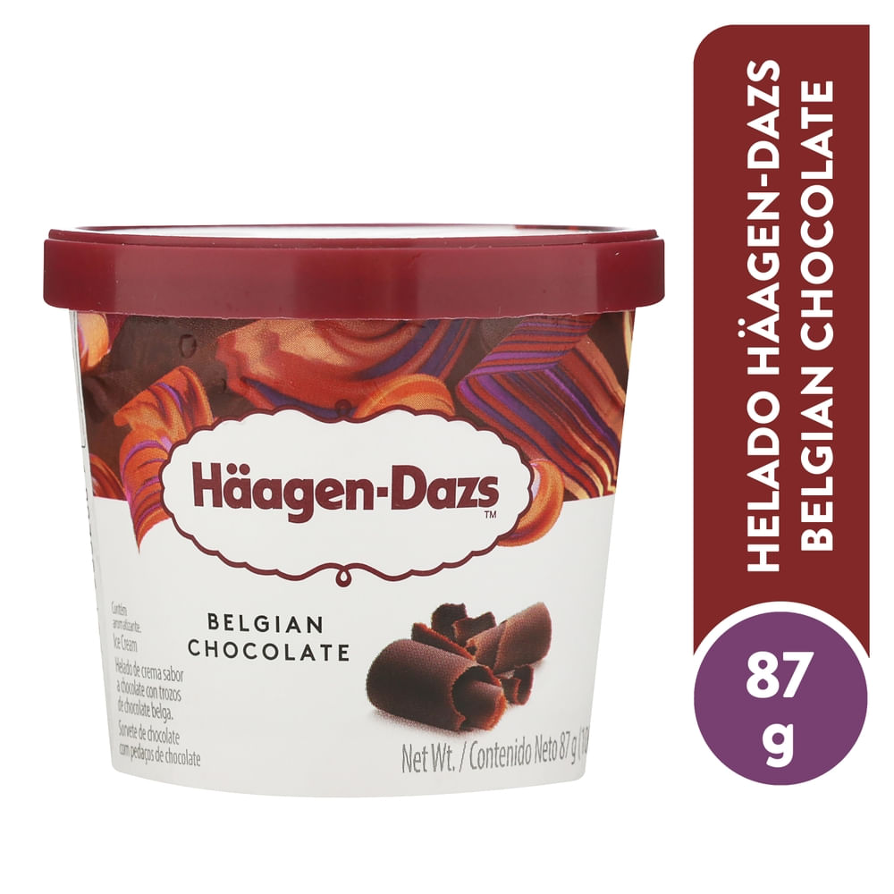 Haagen-Dazs Ice Cream, Belgian Chocolate 87 G
