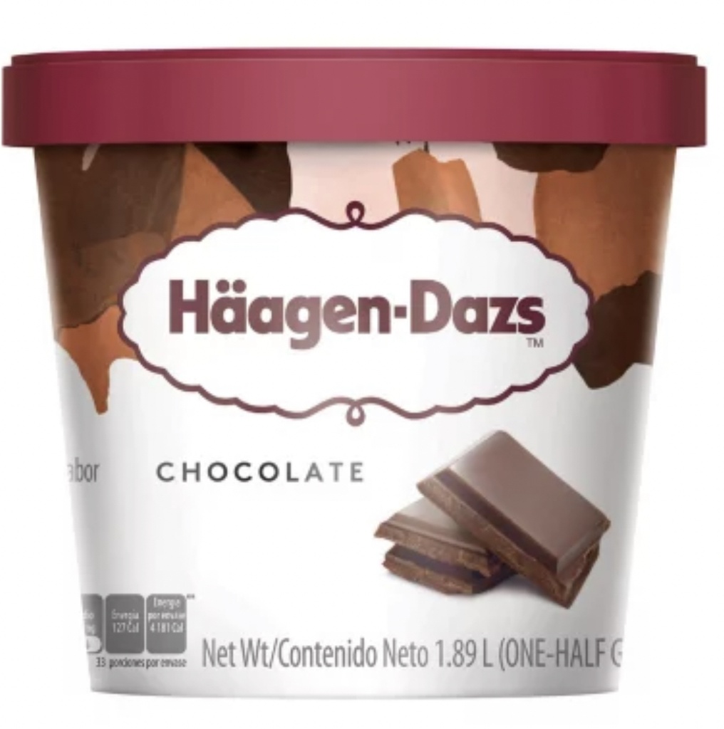 Häagen-Dazs Haagen Chocolate Half Gal 64oz