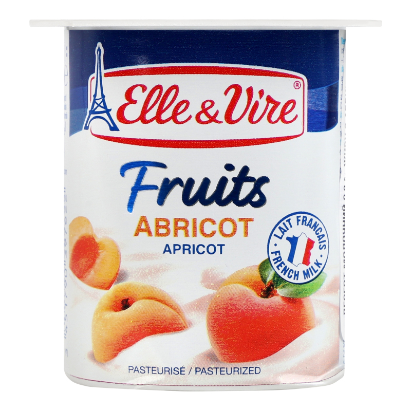 เอเล่แอนด์เวียร์ Elle & Vire Yogurt Apricot 125g