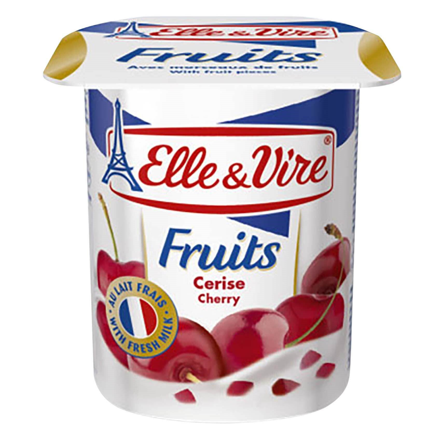 brands Elle & Vire Elle&Vire Yogurt Cherry 125g