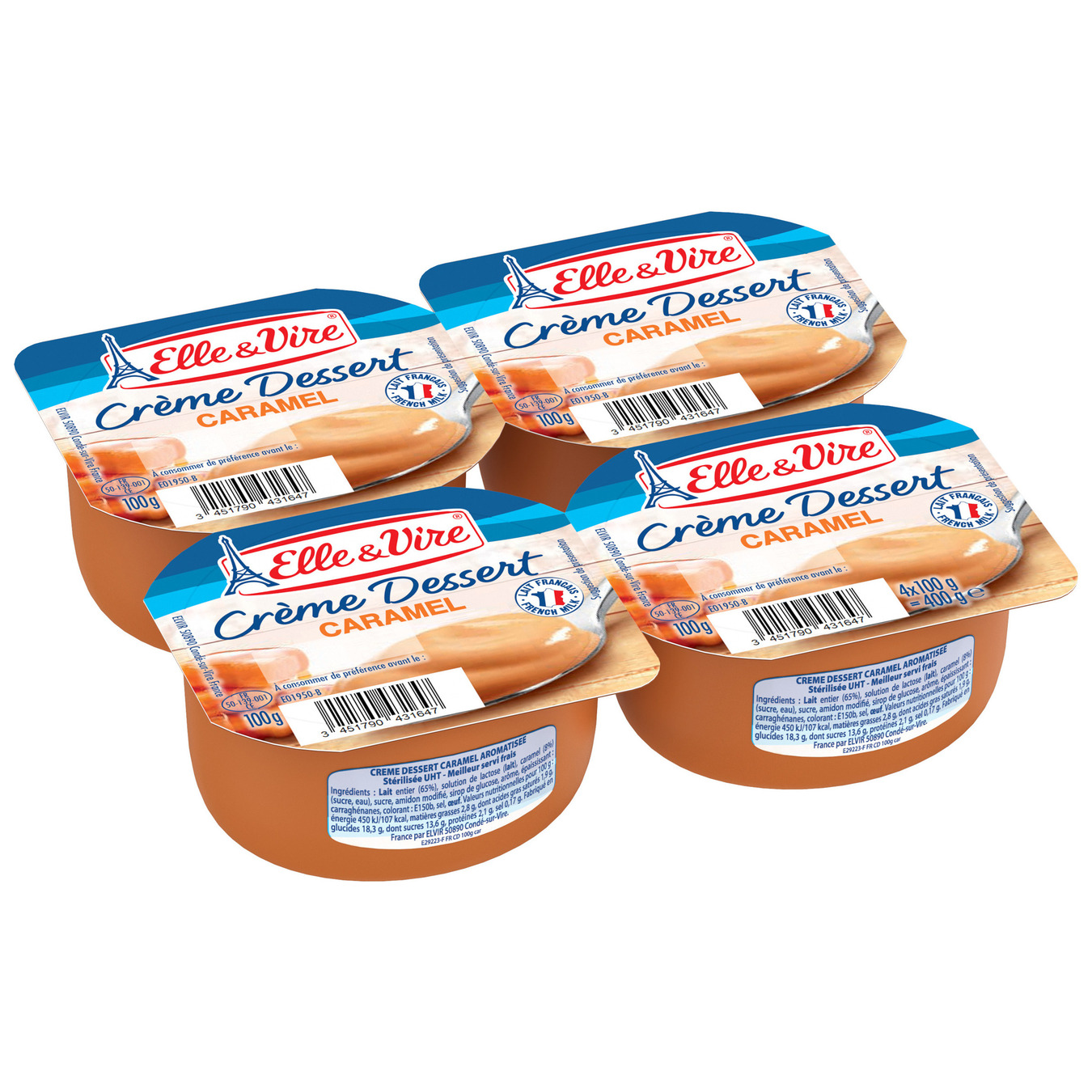 Elle & Vire Creme Dessert Caramel