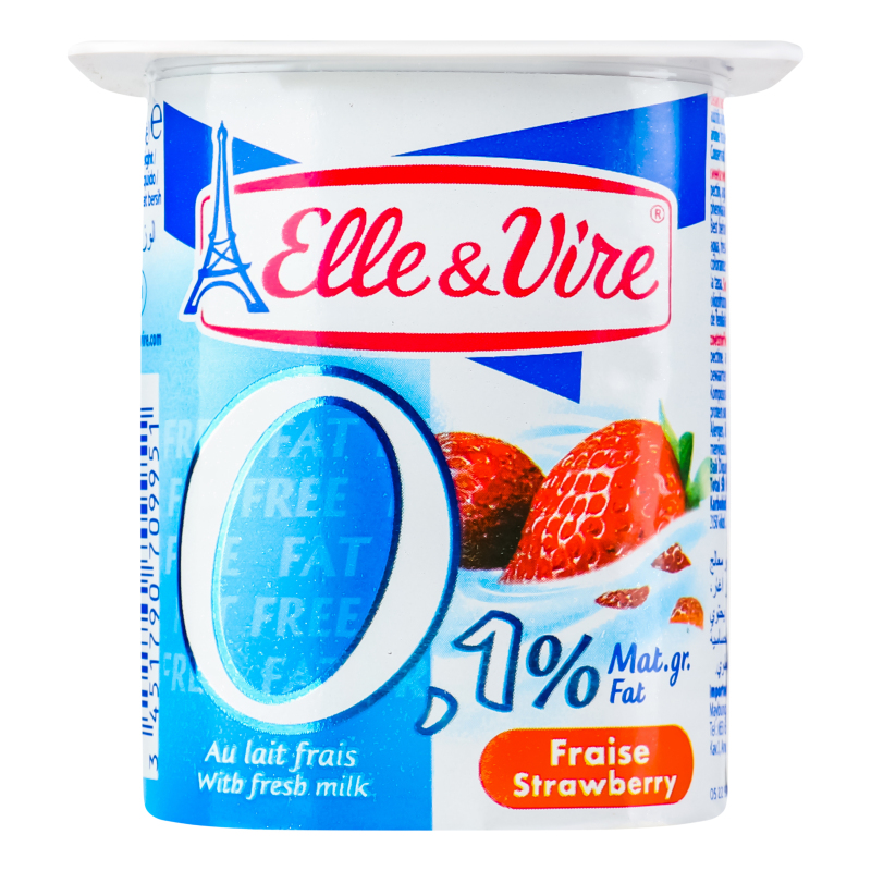 Elle & Vire E&V Light Fraise StrawBerry Dessert 125g