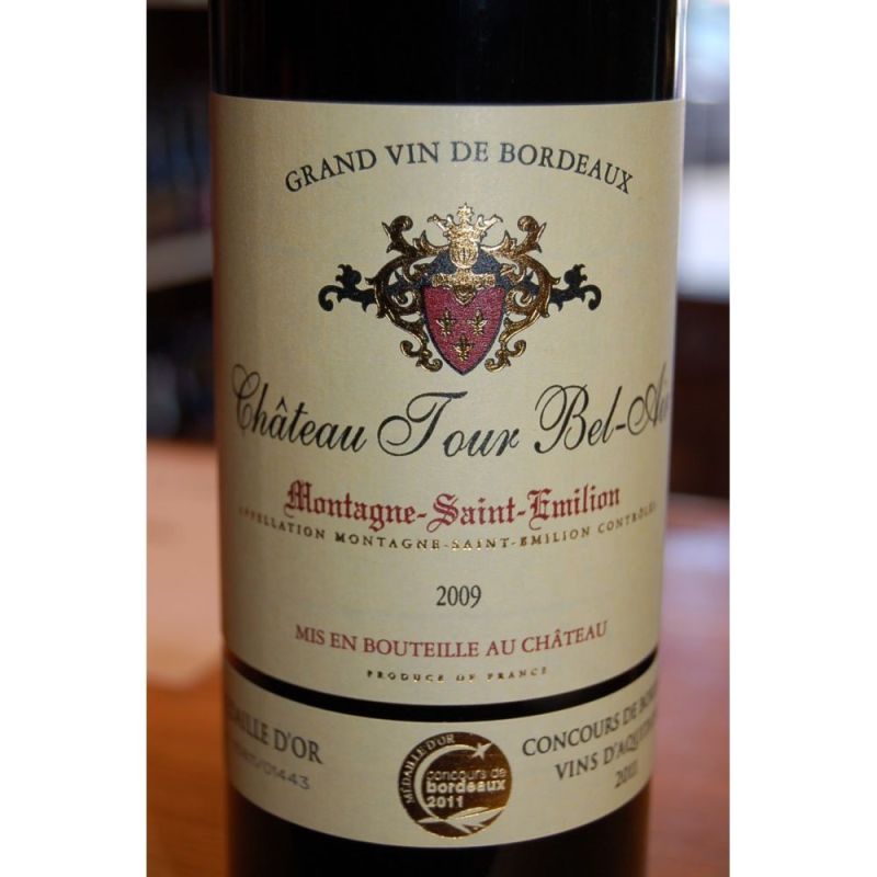 DRH MARKET Sarl 75Cl Saint Emilion Rouge Chateau Tour Bel Air