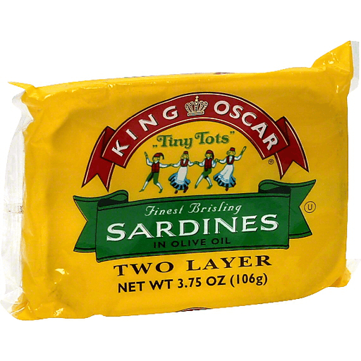 King Oscar Tiny Tots Sardines In Extra Virgin Olive Oil