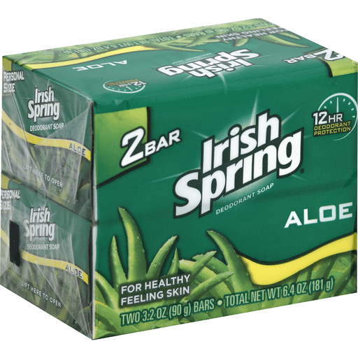 Irish Spring Soap, Deodorant, Aloe