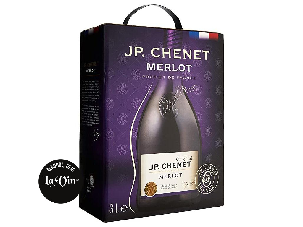 J.P. Chenet 3L Bib Vin De Pays D'oc Rouge Merlot