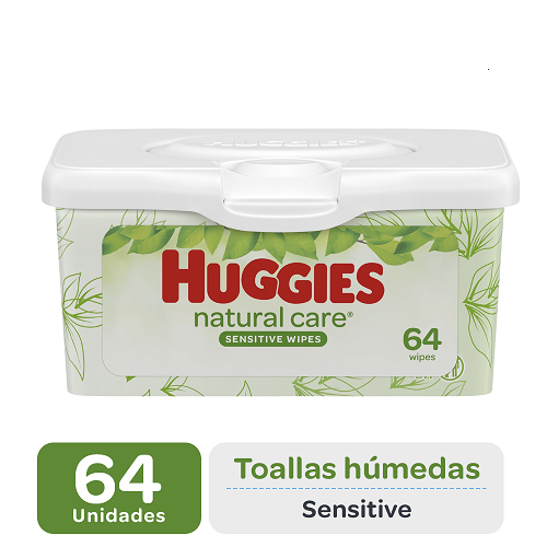 Huggies Natural Care Sensitive Baby Wipes Nursery Tub Fragrance Free