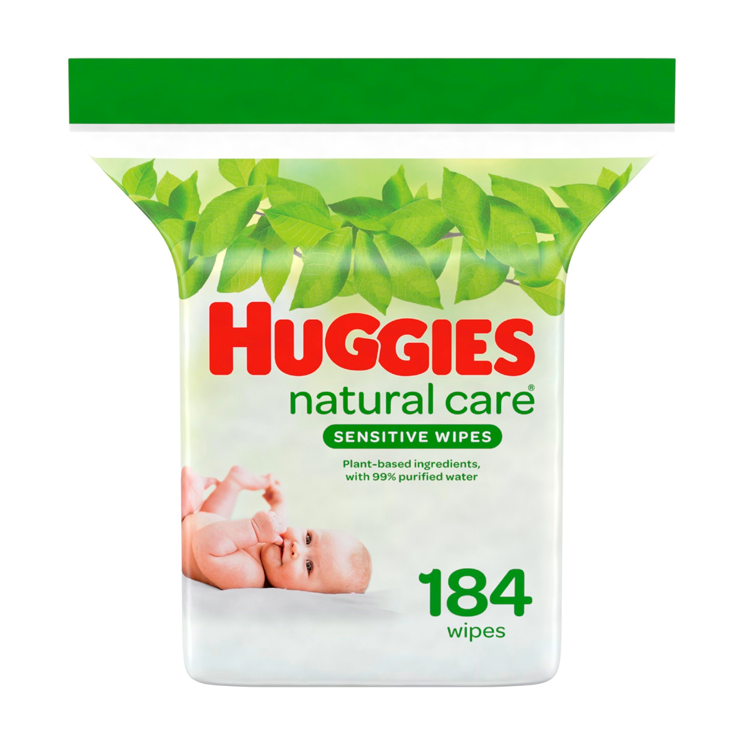 Huggies Natural Care Sensitive Baby Wipes Refill Pack Fragrance Free