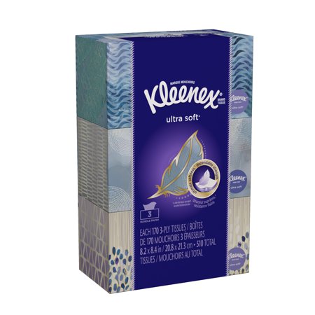 Kleenex Ultra Soft Facial Tissue - 3pk