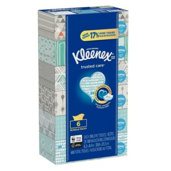 Kleenex Facial Tissue - 2 Ply Bundle 6
