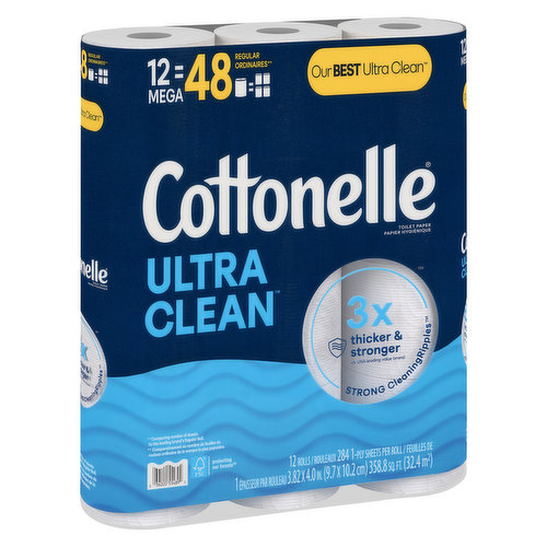 Cottonelle Ultra Clean Strong Toilet Paper