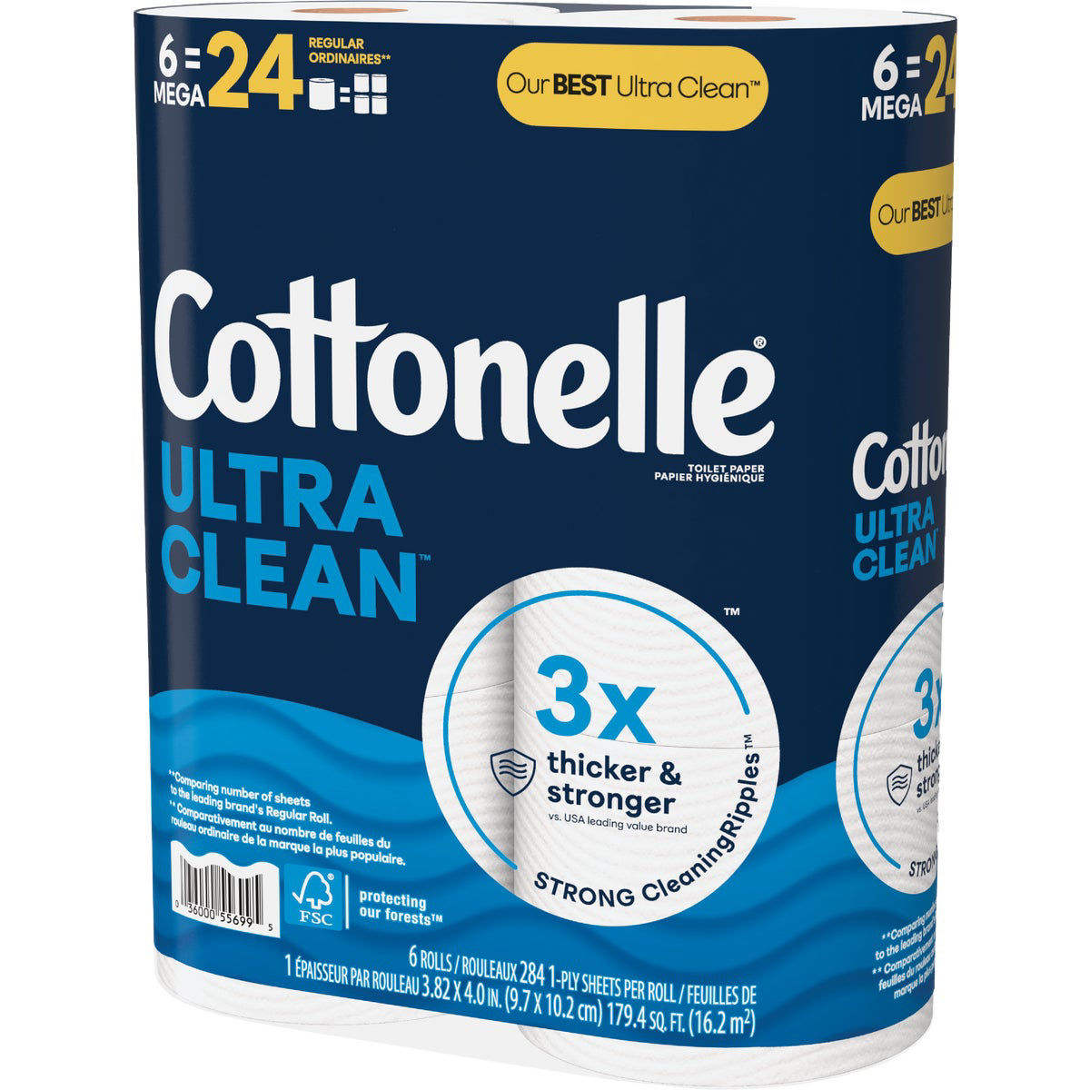 Cottonelle Ultra Clean Strong Toilet Paper