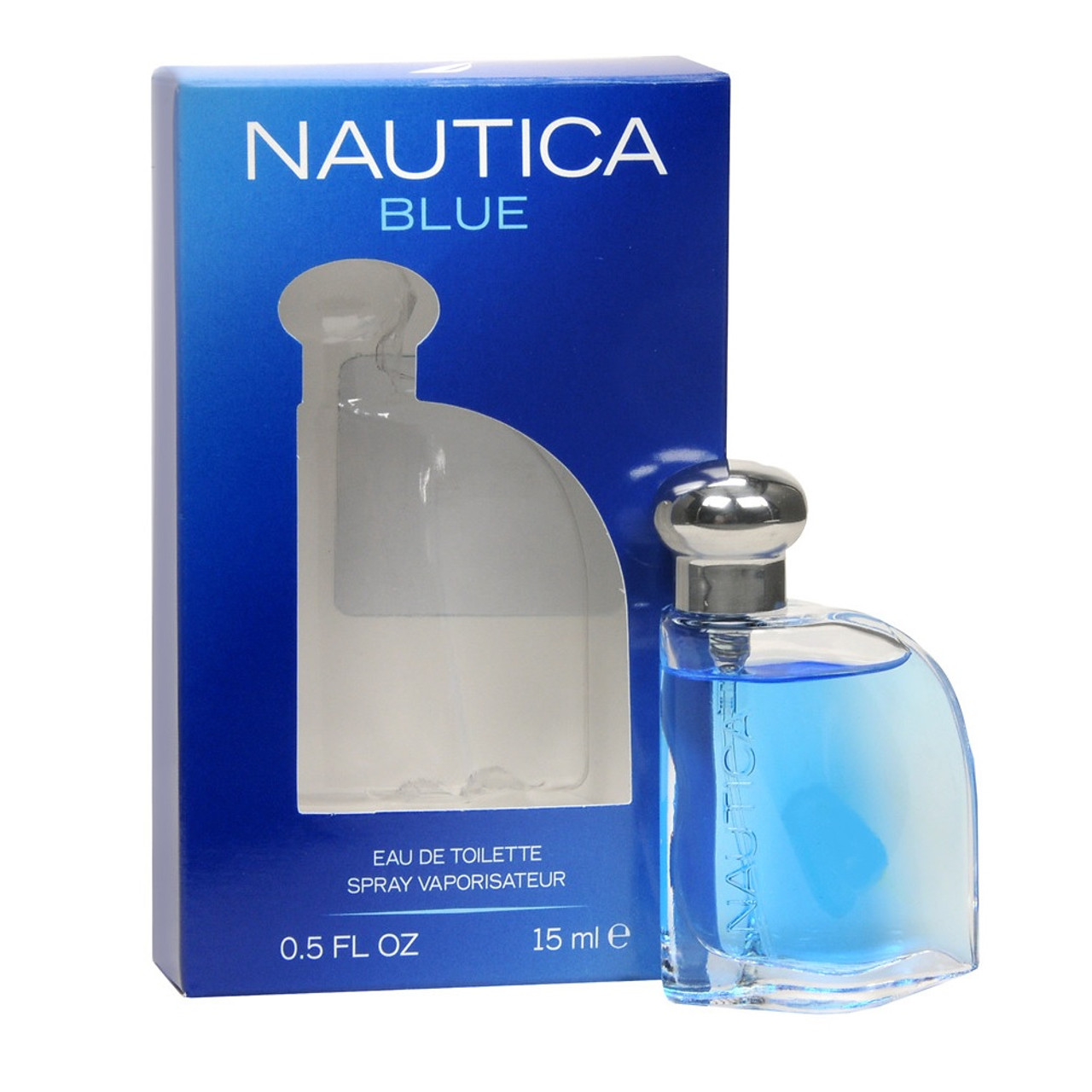 Nautica Eau De Toilette Spray, Blue - 0.5 Oz