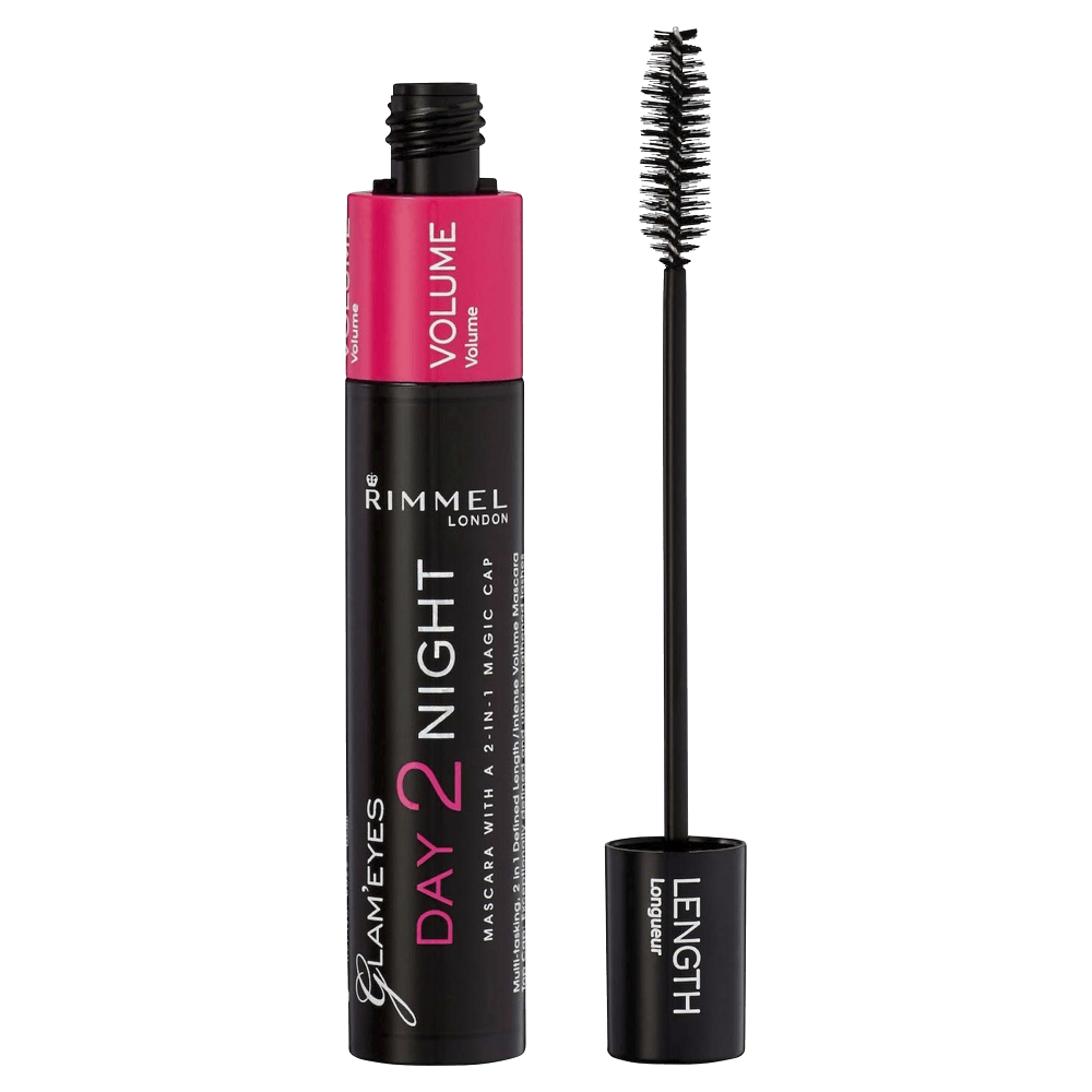 Rimmel London Day 2 Night Waterproof Mascara - 001 Black