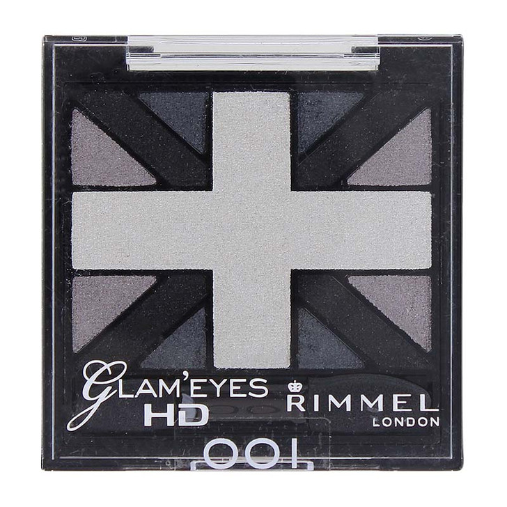 Rimmel Glam'Eyes HD Quad Eye Shadow - Black Cab 001