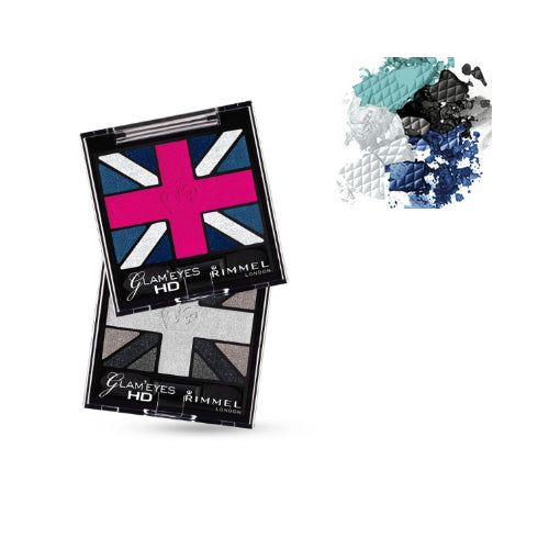 Rimmel London Glam Eyes HD Quad Eye Shadow - Royal Blue 003