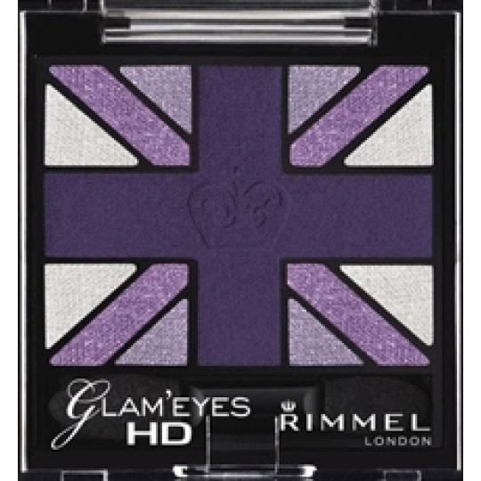 Rimmel London Glam Eyes HD Eyeshadow Oční Stíny 006 Purple Reign 2,5 G