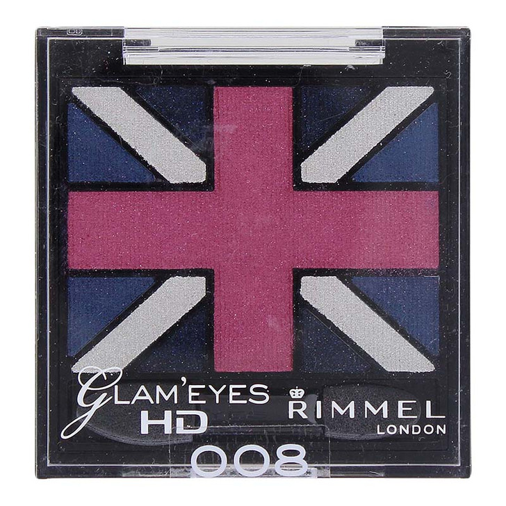 Rimmel London Glam Eyes HD Eye Shadow Quad 2.5g True Union Jack