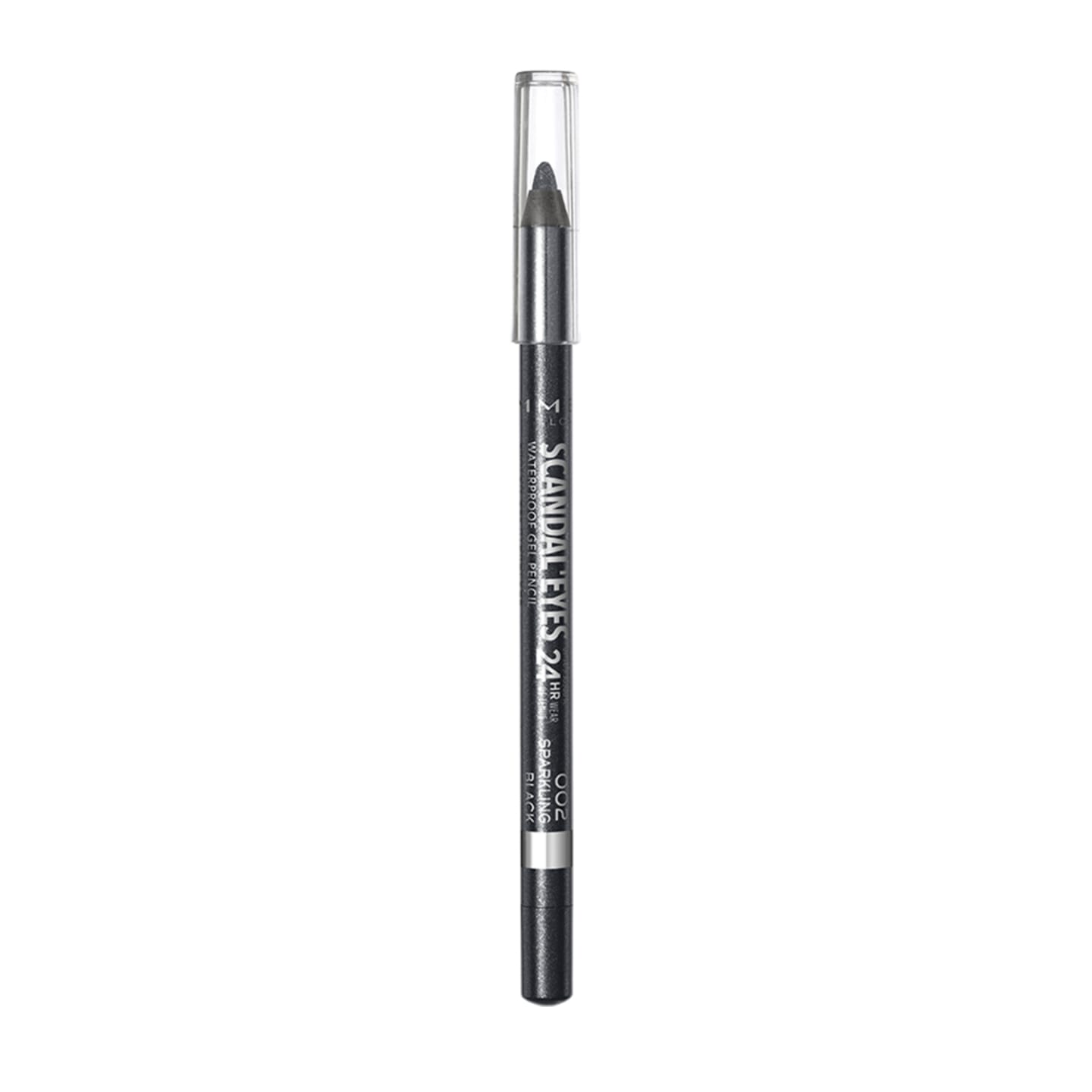 Rimmel London Scandal Eyes Waterproof Eyeliner, Sparkling Black